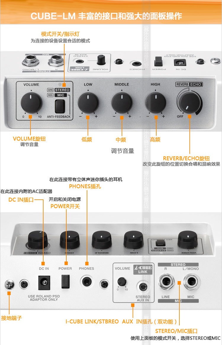 SF Loland Roland CUBE Lite GX Loa điện Guitar di động Guitar Guitar ballad - Loa loa loa kẹo kéo nanomax