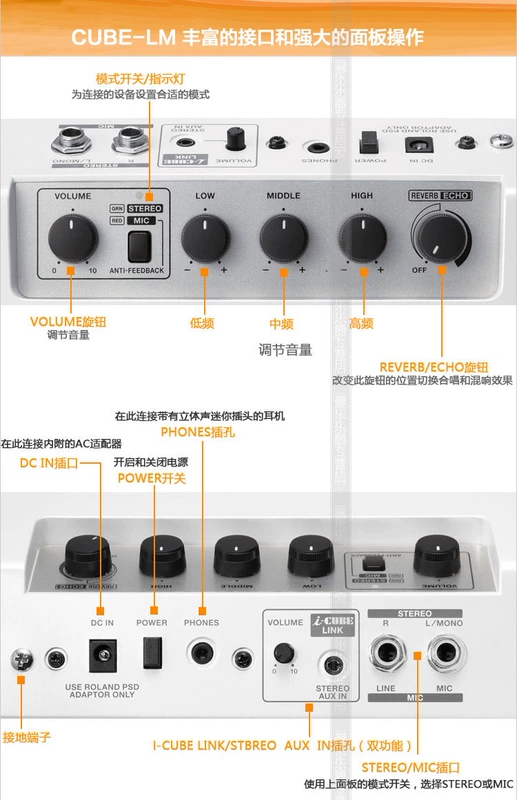 SF Loland Roland CUBE Lite GX Loa điện Guitar di động Guitar Guitar ballad - Loa loa