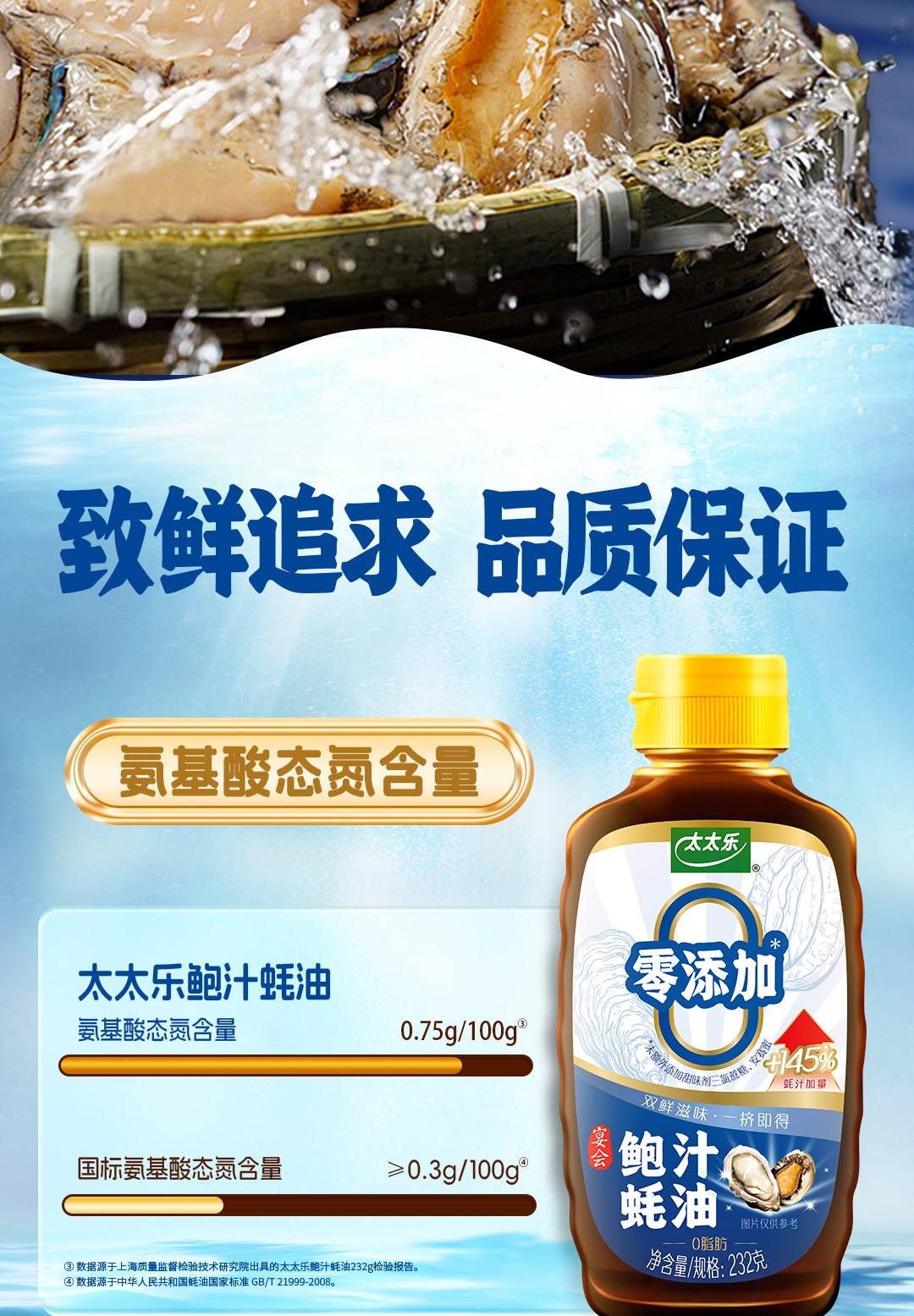 安享好物 安享D级蚝油-太太乐鲍汁蚝油 国标