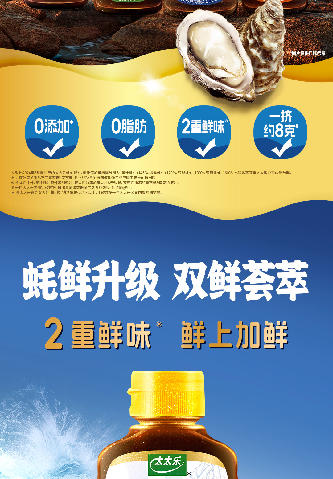 安享好物 安享D级蚝油-太太乐鲍汁蚝油 国标