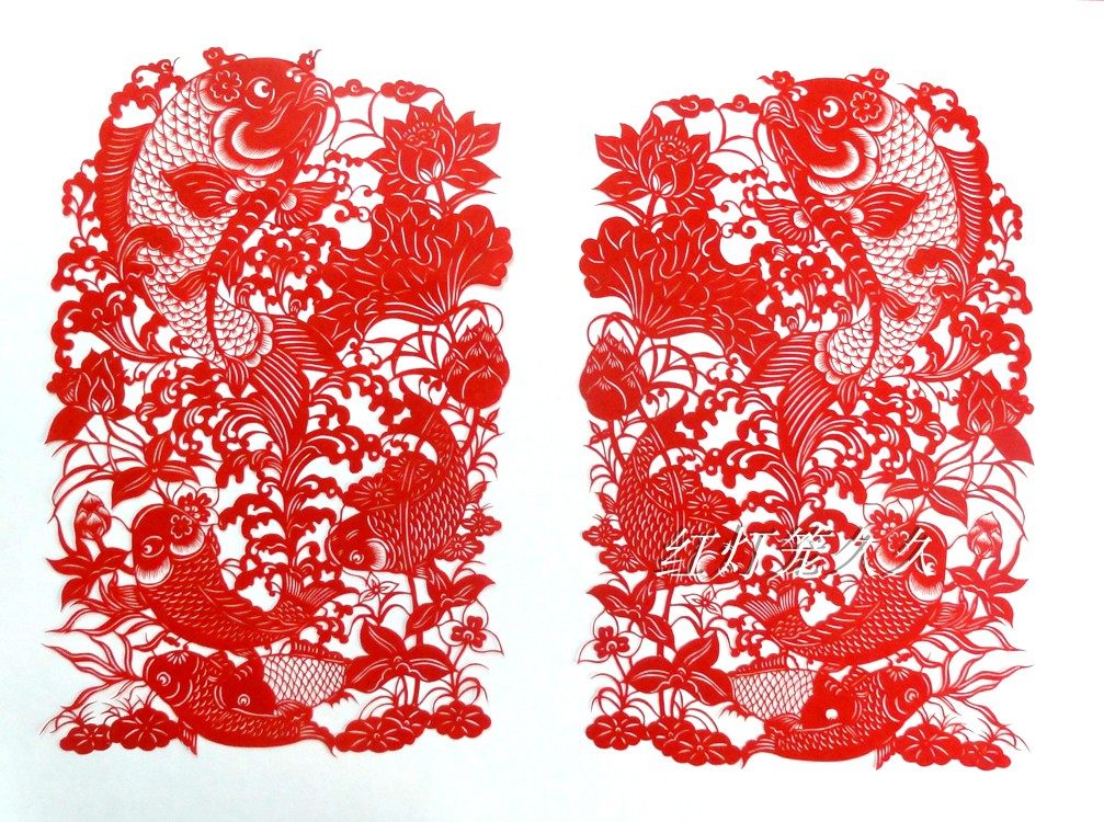 Year after year more than perfect traditional handmade paper-cut window grilles and window stickers birthday gift housewarming room decoration