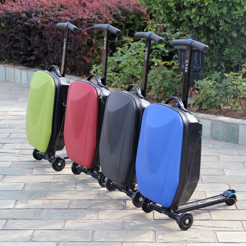 Happy Camp Zheng Yijian Skateboard Luggage Scooter Bag Scooter Travel Trolley Case Student Carry-On