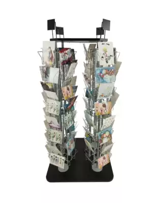 Gandora magazine display stand greeting card display stand postcard display stand CD stand DVD stand Post Office display stand