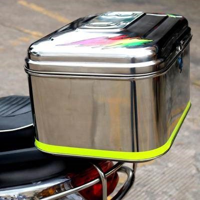 Large size large capacity stainless steel universal locomotive large removable tail box Large electric vehicle trunk