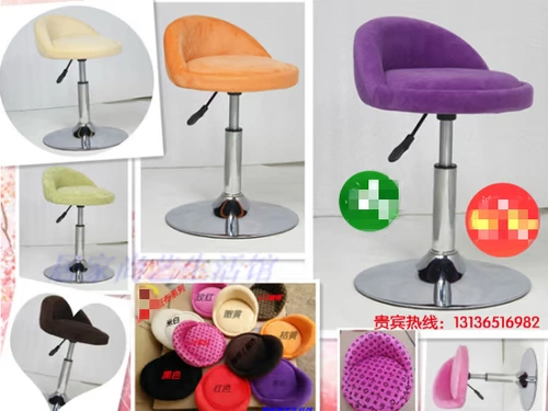 Мода Новое бархатное художественное кресло Студенческое столовое столовое кресло с низким вращением вращения компьютерный домашний обеденный стол стул