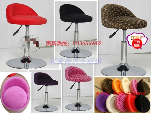 Мода Новое бархатное художественное кресло Студенческое столовое столовое кресло с низким вращением вращения компьютерный домашний обеденный стол стул