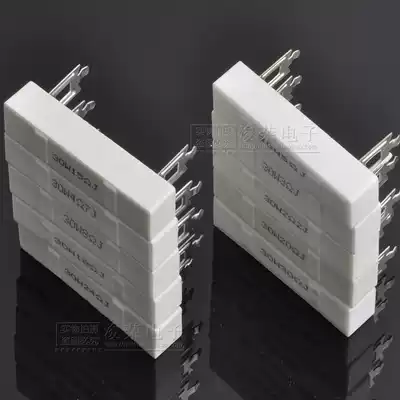 30W flat foot cement resistance divider resistance 1 Euro-30 Euro cement resistance speaker divider hot sale