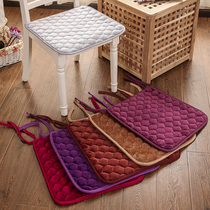 Thickened cushion washable plush flannel dining chair cushion seat cushion stool butt cushion office chair cushion seat
