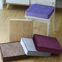 Sponge seat cushion four seasons gold velvet sponge cushion dining chair cushion removable and washable office breathable student thickening and heightening