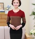 Mẹ tải mùa xuân tay áo đan đan trung niên của phụ nữ mùa hè tay áo mùa hè Áo thun nữ trung niên phần mỏng áo sơ mi đáy áo khoác len nữ Đan Cardigan