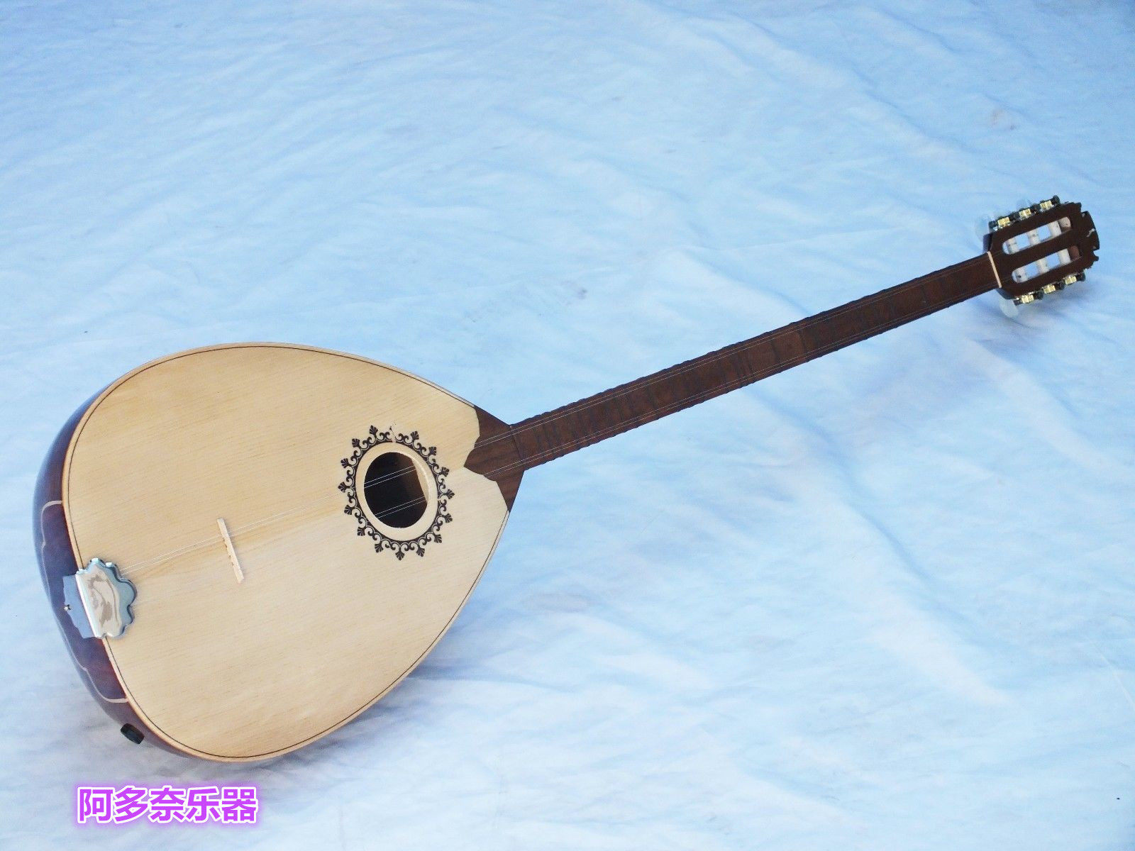 トルコから輸入されたブズッチ・クルド弦楽器（ブズーク、ルーマニアの楽器、モノラルジャック付き）