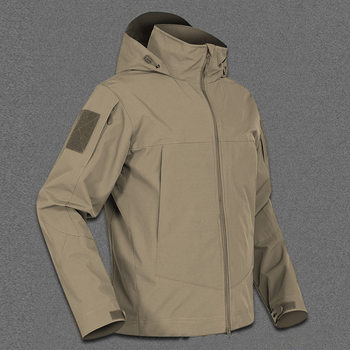 Outdoor Spring and Autumn Lightweight Urban Tactical Softshell Jacket Tactical Jacket for Men and Women Mountaineering Travel Clothing