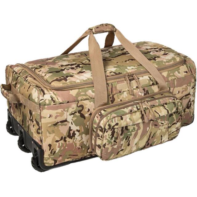 New Military Camouflage Large-Capacity Handbag, Sports Trolley Luggage Bag, Multi-Functional Outdoor Camping Bag