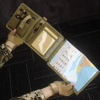Manba Waterproof Map Bag Military Enthusiasts Outdoor Tactical Notebook Diary Pen Bag Book Cover Waterproof Bag Map Bag