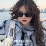 Зеленые брендовые солнцезащитные очки на солнечной энергии, в корейском стиле, кошачий глаз