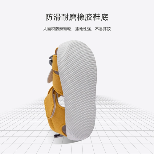 雪娃娃 Летняя обувь для раннего возраста, детские сандалии, нескользящие туфли для принцессы, 0-1 лет, мягкая подошва