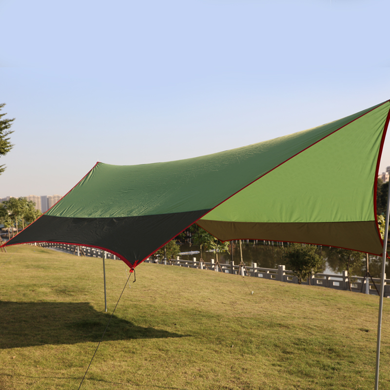 Outdoor Sky Curtain Beach camping Rain shed Canopy Tent Fold Rain-proof Balcony Awning Rain-proof sunscreen