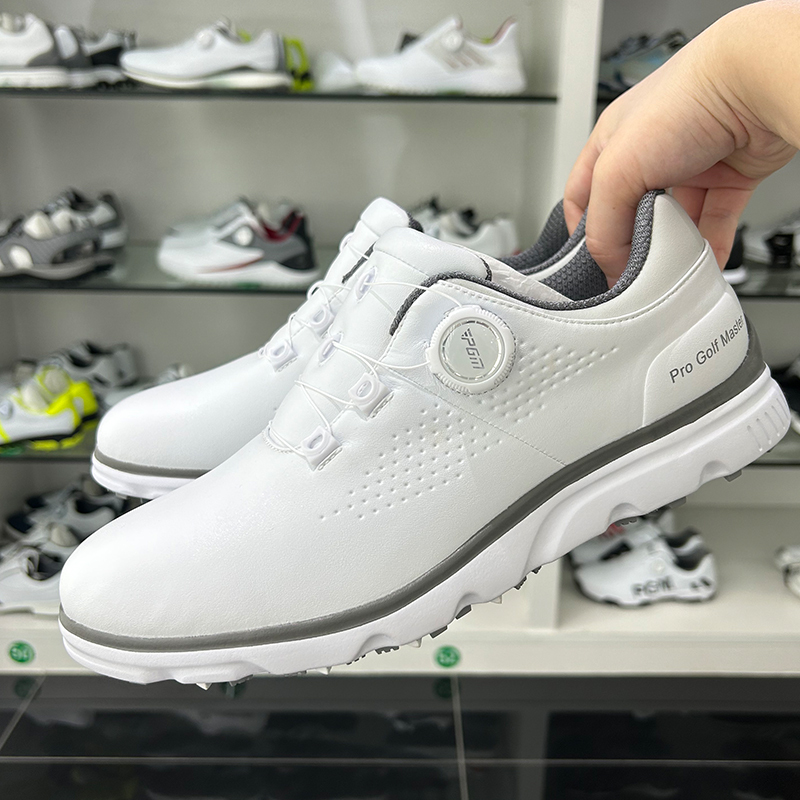 Pgm New Golf Shoes Men's Summer Sports Knob Laces Men's Shoes Waterproof Shoes Golf Shoes