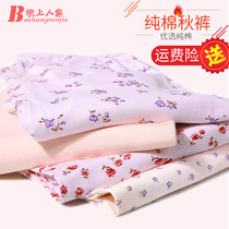 Autumn pants womens cotton in one piece of elderly loose mother warm cotton wool pants 100% cotton trousers women Old Fashioned