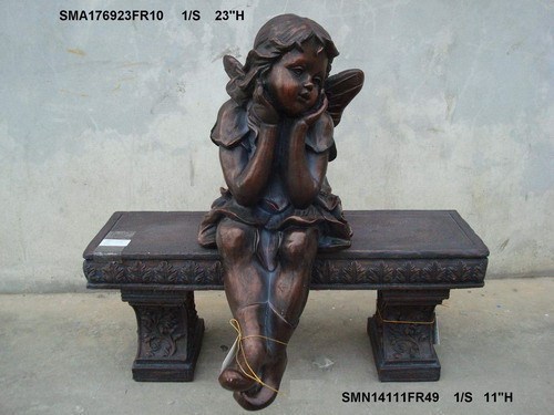 Eurofiberglass Figure Sculpture Artwork Living Room Outdoor Floor Furnishing customizable for sitting little girl
