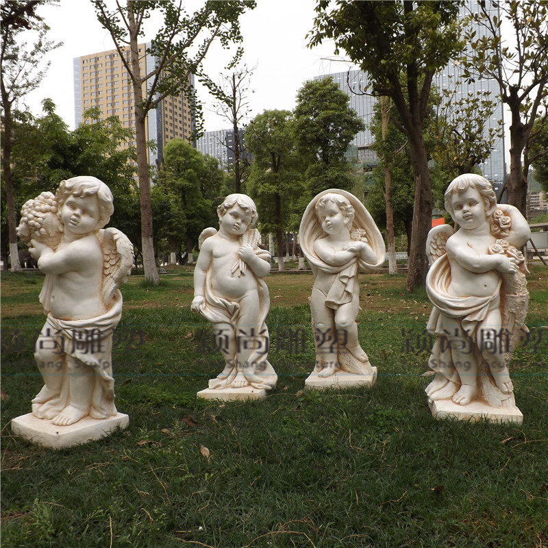 Eurofiberglass Figure Home Decoration Craft Gifts Swing Accessories Wedding photography props Cute Angel Doll Pendulum