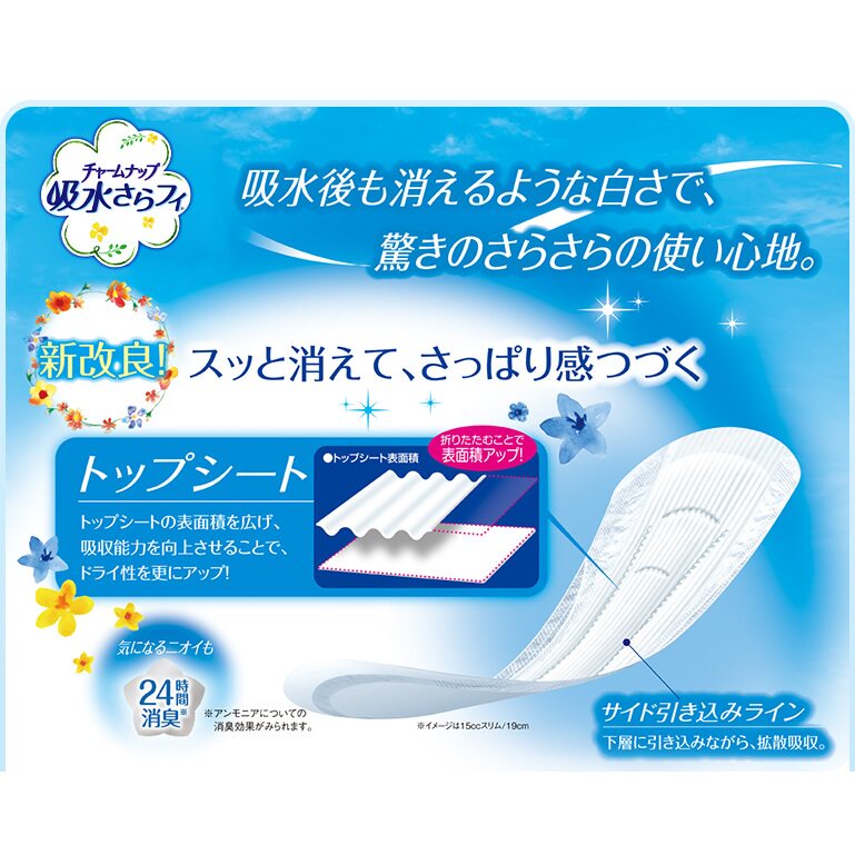 日本尤妮佳产妇用卫生巾护垫消臭漏尿产后卧床10cc19cm超吸收尿垫 — 4