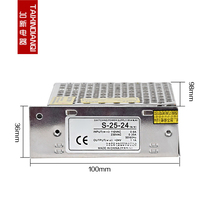 Mingwei-12V 5V-12 Ming 25 25 DC-S-S switching power supply transformer-24VW25 24 Wei