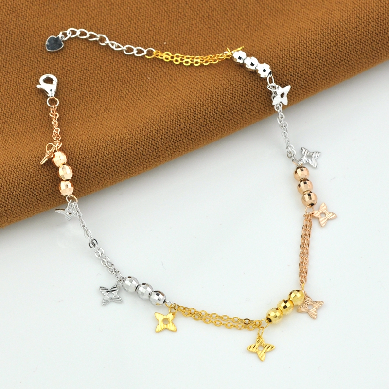 Bracelet de cheville Femme OTHER   en Argenterie - Ref 3102351 Image 4