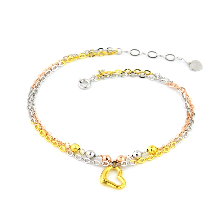 Bracelet de cheville Femme OTHER   en Argenterie - Ref 3104607 Image 5