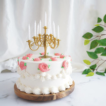 Plus High Version Retro Candle Holder Birthday Cake Booking Tongcheng Distribution Beijing Guangzhou Shenzhen Xian Shenzhen Suzhou City