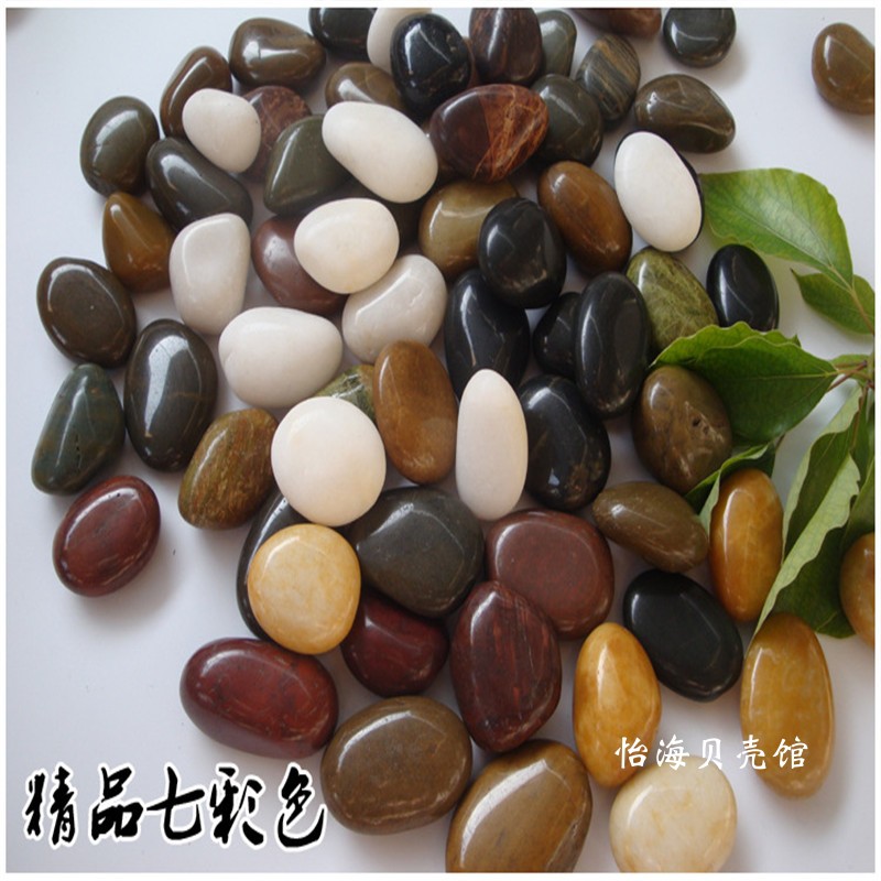 Natural cobblestone fish tank landscaping original stone color stone home manor forest flower pot potted plant