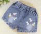 Quần short denim nữ mùa hè mỏng mặc thời trang Hàn Quốc 2019 mới mùa hè đầm lỗ quần trẻ em nóng bỏng - Quần jean quần jean nam mùa đông 1-7 tuổi