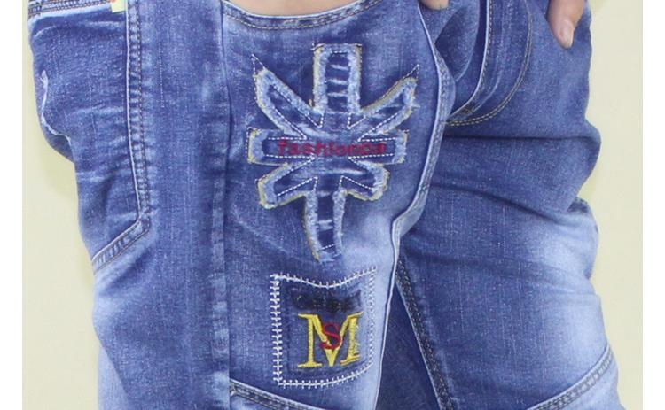 2017 chàng trai mới mùa hè quần short trẻ em quần jean phần mỏng trẻ em quần thường quần quần bảy quần thủy triều - Quần quần áo trẻ em hàn quốc
