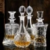Pha lê châu Âu decanter cao cấp hộ gia đình rượu vang đỏ whisky rượu vang rỗng chai trang trí rượu vang chai rượu vang