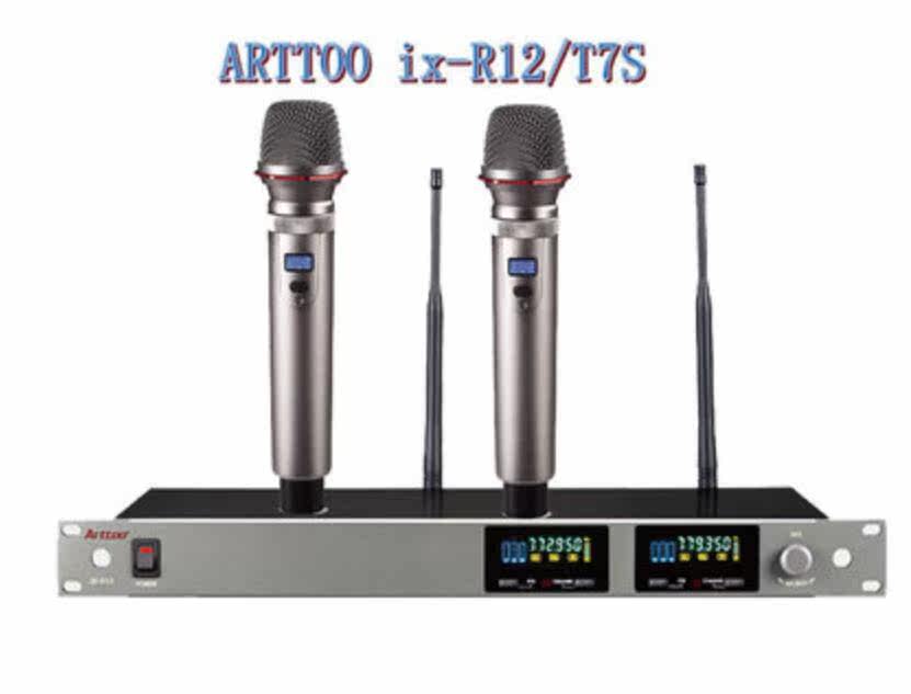 ARTTOO Ando IX-R12 T70 T6BH T6BL Professional Wireless One Drag Two True Split Microphone Wheat