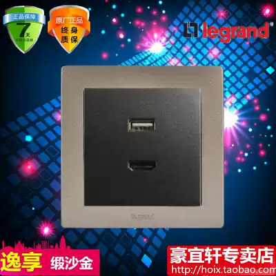 TCL Rogrand satin XUSB HDMI-C HD audio and video socket panel Type 86
