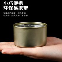 Iron box canned grilled fish takeaway solid wax hot pot barbecue solid fuel non-liquid alcohol solid alcohol block