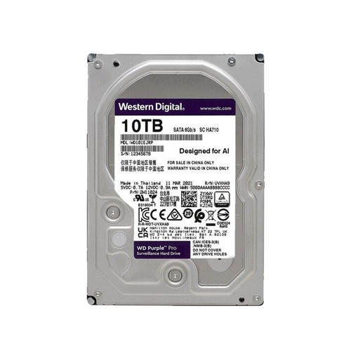 WD Western Data (Western Digital) Purple Disk Pro мониторинг жесткий диск 10TB (WD101EJRP)