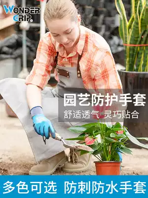 Multi-strength gardening gloves stab-proof waterproof rose anti-flowering flower art planting flower planting garden Garden garden planting