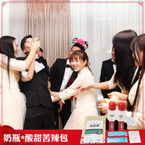 Wedding game props wedding wedding blocking door game bridesmaid tricky groom Brother Group funny bottle