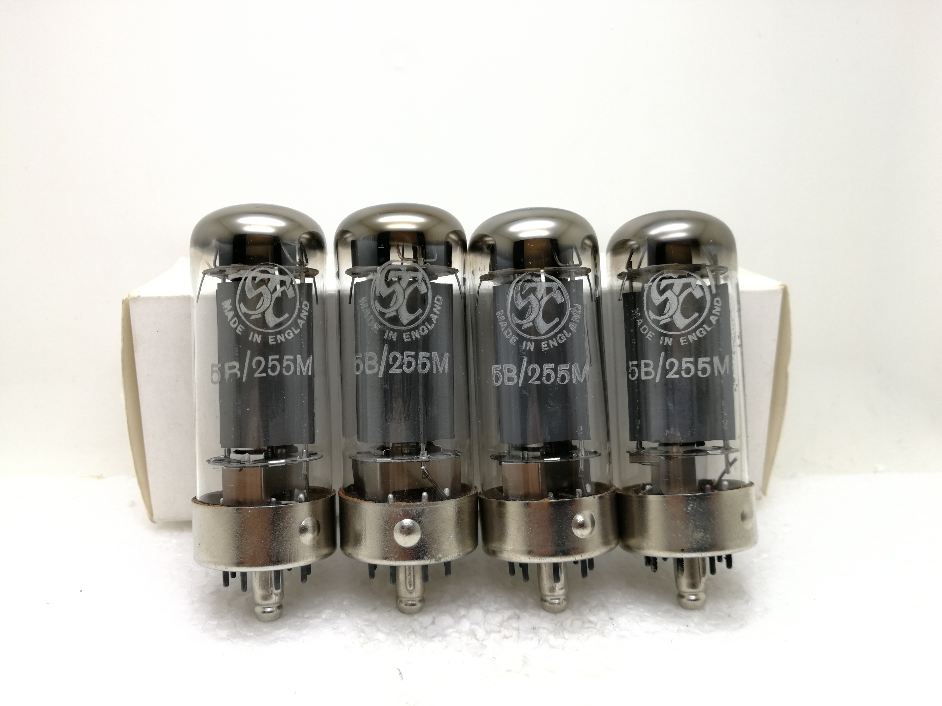 Both sides ring brand new UK BMWSTC 5B 255M 6L6 6L6 6P3P KT66 5881 KT66 vacuum tube