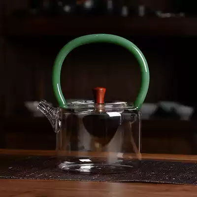 Xinyu handmade tea set filter heat-resistant glass lift beam tea boiler black crystal stove boiling water bubble teapot kung fu tea ceremony