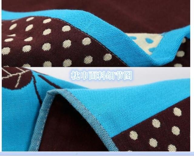 Double 11 khăn gối đặc biệt jacquard gối cotton gạc tăng cao đôi gối khăn chính hãng 1 đến 2 khăn trải gối