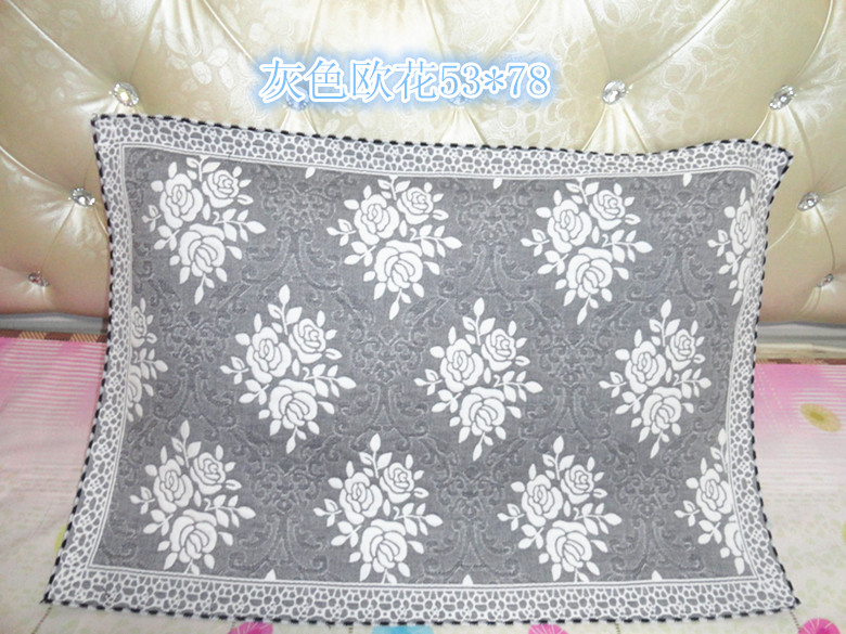 Double 11 khăn gối đặc biệt jacquard gối cotton gạc tăng cao đôi gối khăn chính hãng 1 đến 2 khăn trải gối