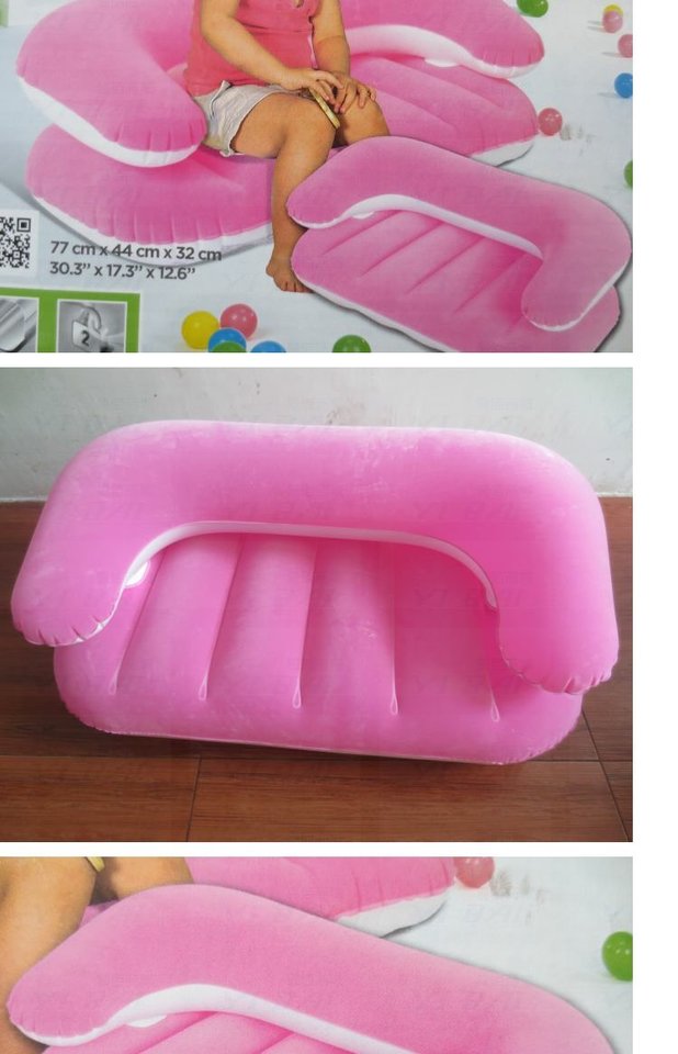 Đặc biệt người lười biếng lười biếng chính hãng miễn phí vận chuyển đơn inflatable sofa giường trẻ em ghế salon bãi biển nhỏ gấp phân - Ghế sô pha sô pha giường