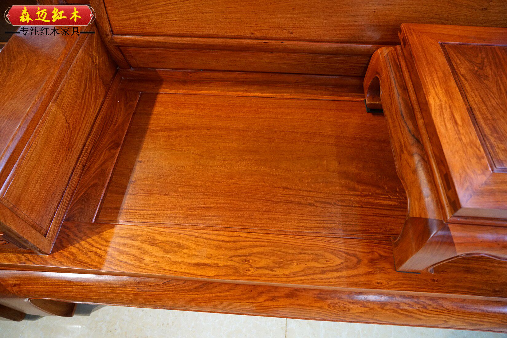 Махогани диван 缅甸花梨红木沙发全榫卯结构大果紫檀新中式客厅沙发 Senmai