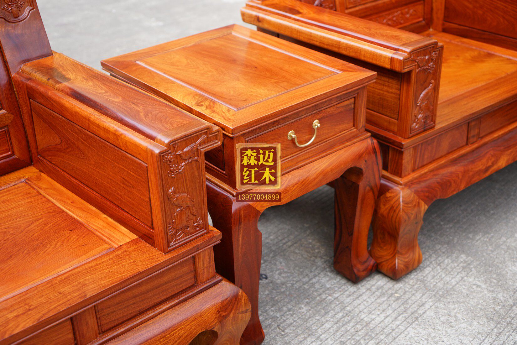 Махогани диван 缅甸花梨红木沙发十件套大奔沙发大果紫檀红木沙发卯榫奢华型榫卯 Senmai