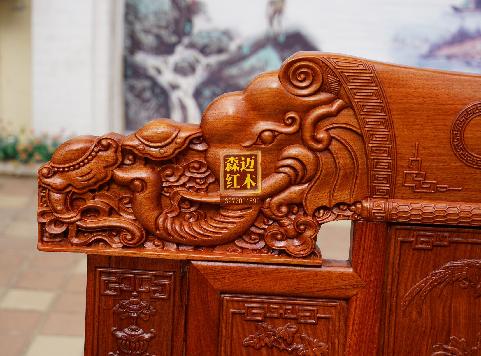 Махогани диван 缅甸花梨红木沙发十件套大奔沙发大果紫檀红木沙发卯榫奢华型榫卯 Senmai