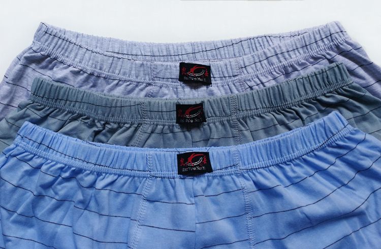 Quần lót nam cotton boxer trung niên để tăng mỡ bốn góc quần thấm mồ hôi cũ cửa hàng đồ lót