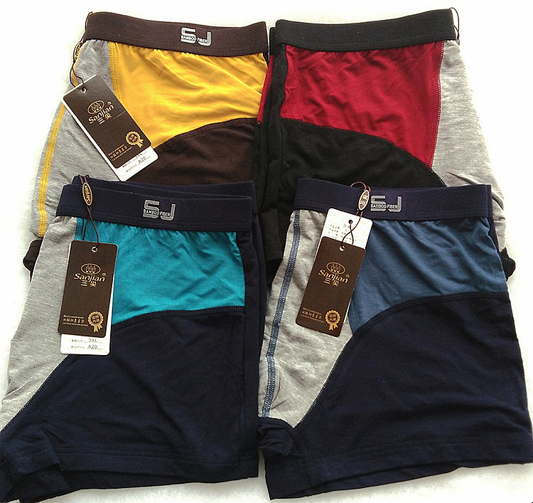 Đồ lót ba cánh nam modal boxer chất lượng tốt tre than đồ lót quần lót quần short đầu quần short - Giữa eo quần lot nữ